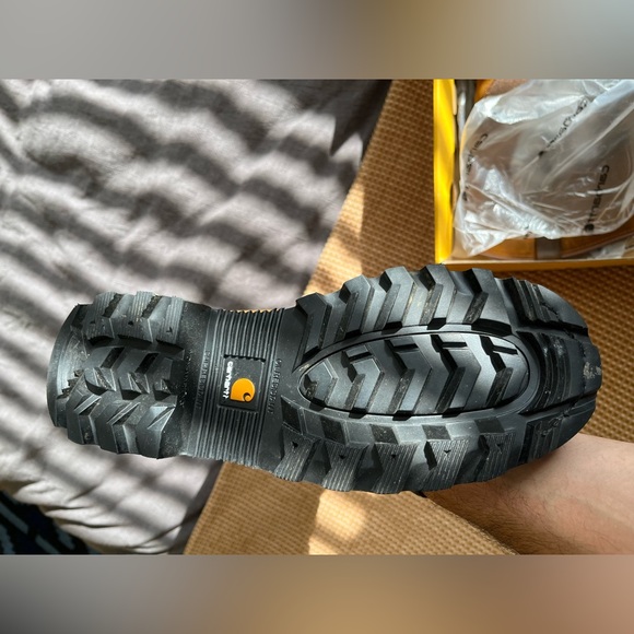 7.5 Carhartt womens Cwp1250 Safety Toe Work Boot Industrial Shoe, Bison - Picture 5 of 12